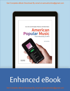 eBook American Popular Music From Minstrelsy to MP3 6th Edition Larry Starr, Christopher Waterman, Brad Osborn