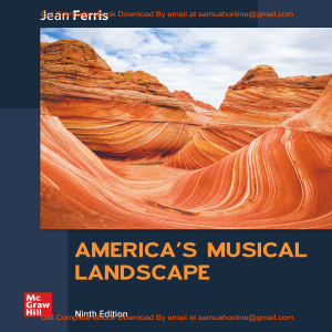 eBook America's Musical Landscape 9th Edition Jean Ferris