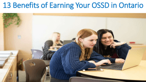 13 Benefits of Earning Your OSSD in Ontario