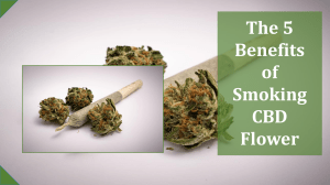 The 5 Benefits of Smoking CBD Flower