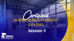 Certified Business Development Diploma - Sess.5-7