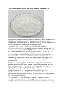 1,4-Dicyclohexylbenzene Industry Size, Share, Demand & Growth by 2031