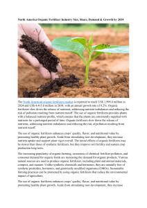 North America Organic Fertilizer Industry Size, Share, Demand & Growth by 2034