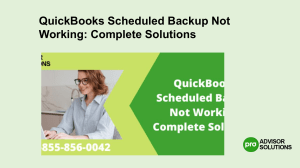 Fixing QuickBooks Scheduled Backup Not Working Issues for Data Security