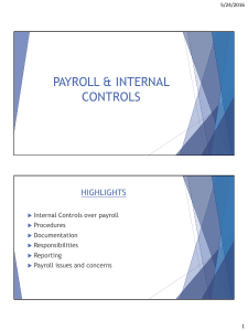 Lopez Payroll  Internal Controls 2