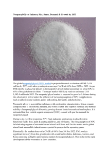 Neopentyl Glycol Industry Size, Share, Demand & Growth by 2033