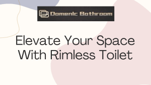 Elevate Your Space With Rimless Toilet