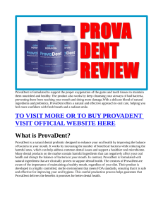 ProvaDent FRAUD OR LEGIT Shocking TRUTH