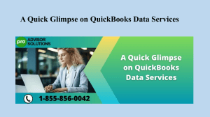 Exploring QuickBooks Data Services for Enhanced Financial Management