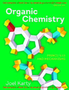 eBook (EPUB) Organic Chemistry Principles and Mechanisms 3e Joel Karty