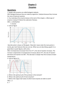 Enzymes: Biological Catalysts, Temperature & pH Effects