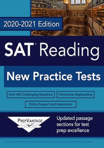 BEST BOOK SAT Reading New Practice Tests 2020 2021 Edition