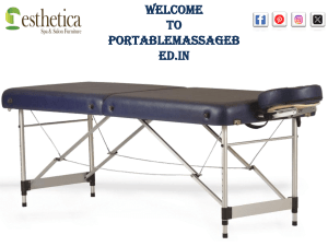 Buy Online Best Spa Bed and Body Massage Table