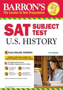 AMAZING BOOK SAT Subject Test U S History with Online Tests