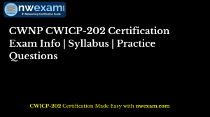 CWICP-202  Wi-Fi IoT Connectivity Professional (CWICP)