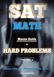 BEST BOOK SAT Math Master Guide To Hard Problems Volume 2 Subject Reviews  800 Problems  