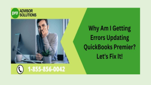 Fixing Errors Updating QuickBooks Premier for a Smooth Experience