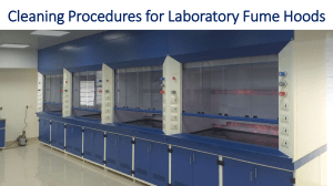 Cleaning Procedures for Laboratory Fume Hoods