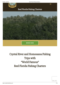 Crystal River Fishing Trip