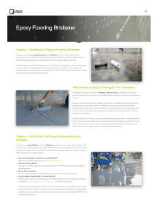 Epoxy Flooring Brisbane