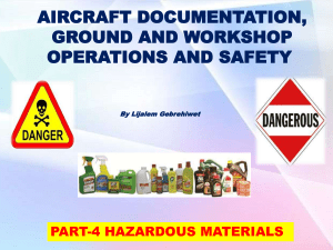 Hazardous Materials Safety: Aircraft & Workshop