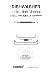 Comfee-Mini-Countertop-Dishwasher-User-Manual-WQP4-2601