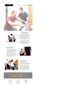 Back Pain Treatment Adelaide