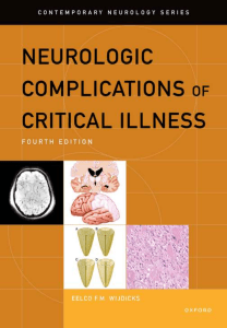 EBook For Neurologic Complications of Critical Illness 4th Edition By Eelco Wijdicks