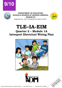 Electrical Wiring Plan Interpretation Module