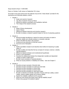 StudyGuidefor Exam 1