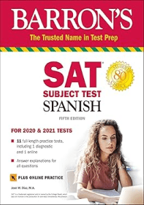 BEST BOOK SAT Subject Test Spanish with Online Test Barron s SAT Subject Test 