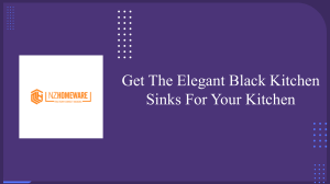 Get The Elegant Black Kitchen Sinks For Your Kitchen