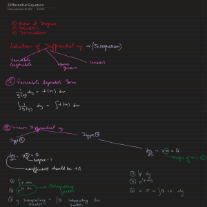 Differential Equations Lecture Notes