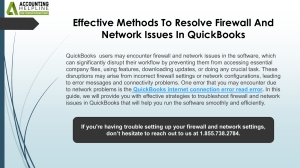 Step-by-Step solutions for QuickBooks Internet Connection Error Read Error