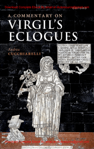 EBook For A Commentary on Virgil's Eclogues 1st Edition By Andrea Cucchiarelli