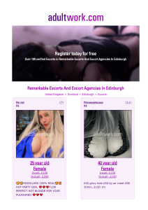 Edinburgh Escort