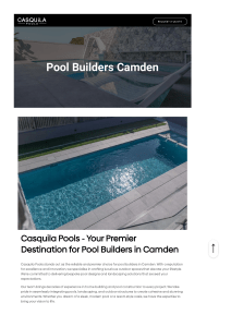 Pool Builders Camden