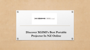 Discover XGIMI’s Best Portable Projector In NZ Online