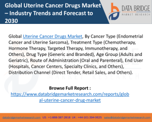 Uterine Cancer Drugs Market