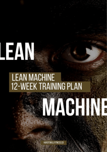 Lean Machine 12-Week Training Plan