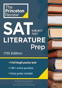 THE BOOK Princeton Review SAT Subject Test Literature Prep 17th Edition 4 Practice Tests  