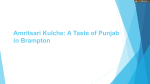 Amritsari Kulche: A Taste of Punjab in Brampton