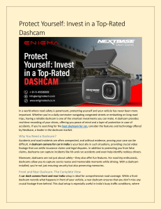 Protect Yourself Invest in a Top-Rated Dashcam