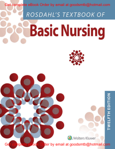 eBook (EPUB) Rosdahl's Textbook of Basic Nursing 12e Renée Davis, Judy Hyland, Naomi Lee, Kelly Moseley