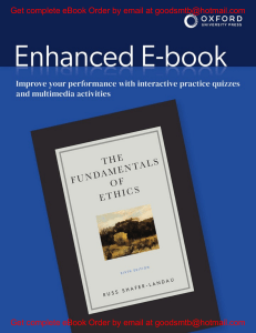 eBook (EPUB) The Fundamentals of Ethics 6e Russ Shafer-Landau