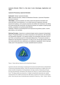 Liposme Extruder- What it is, How does it work, Advantages, Applications and Types