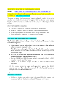 10 HISTORY - CHAPTER - 3 - NATIONALISM IN INDIA - NOTES