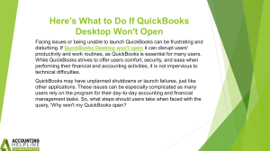 Step-by-Step fixes for when QuickBooks Desktop Won't Open