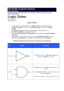 BOOLEAN LOGIC