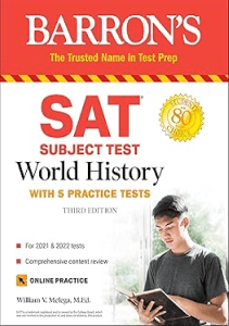 READING SAT Subject Test World History with 5 practice tests Barron s Sat Subject Tests 